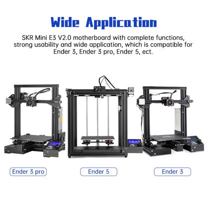 BIGTREETECH SKR Mini E3 V2.0 Control Board 3D Printer Upgrade 32Bit Silent Motherboard Integrated with TMC2209