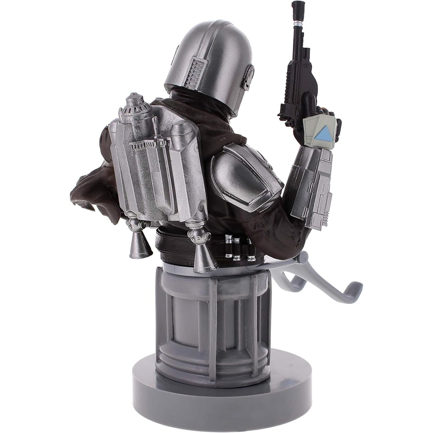 Exquisite Gaming: Star Wars: The Mandalarian - Original Mobile Phone & Gaming Controller Holder, Device Stand, Cable Guys, Licensed Figure