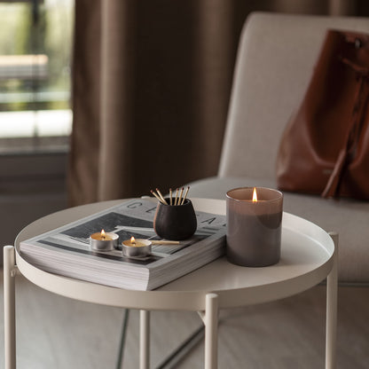 Ceramic Match Holders with Striker - Set of 2 - Decorative Modern Home Decor Gifts - Mantel Decorations - Matches NOT included