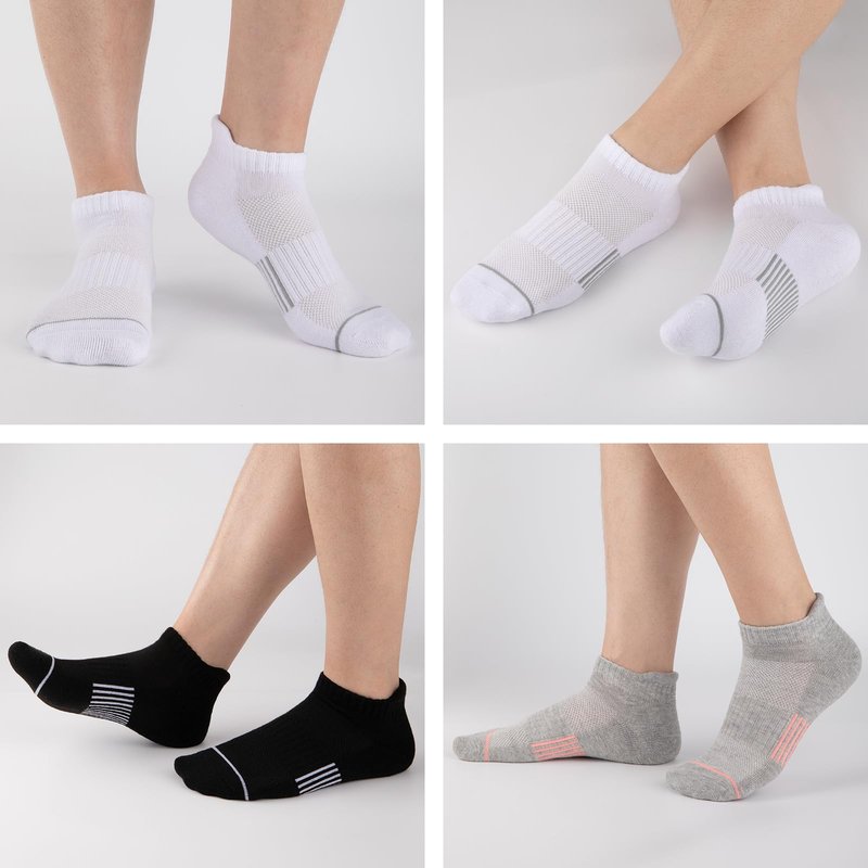 Heatuff 7 Pairs Womens Ankle Socks Athletic Cushioned Anti-Blister Running Low Cut Socks with Tab