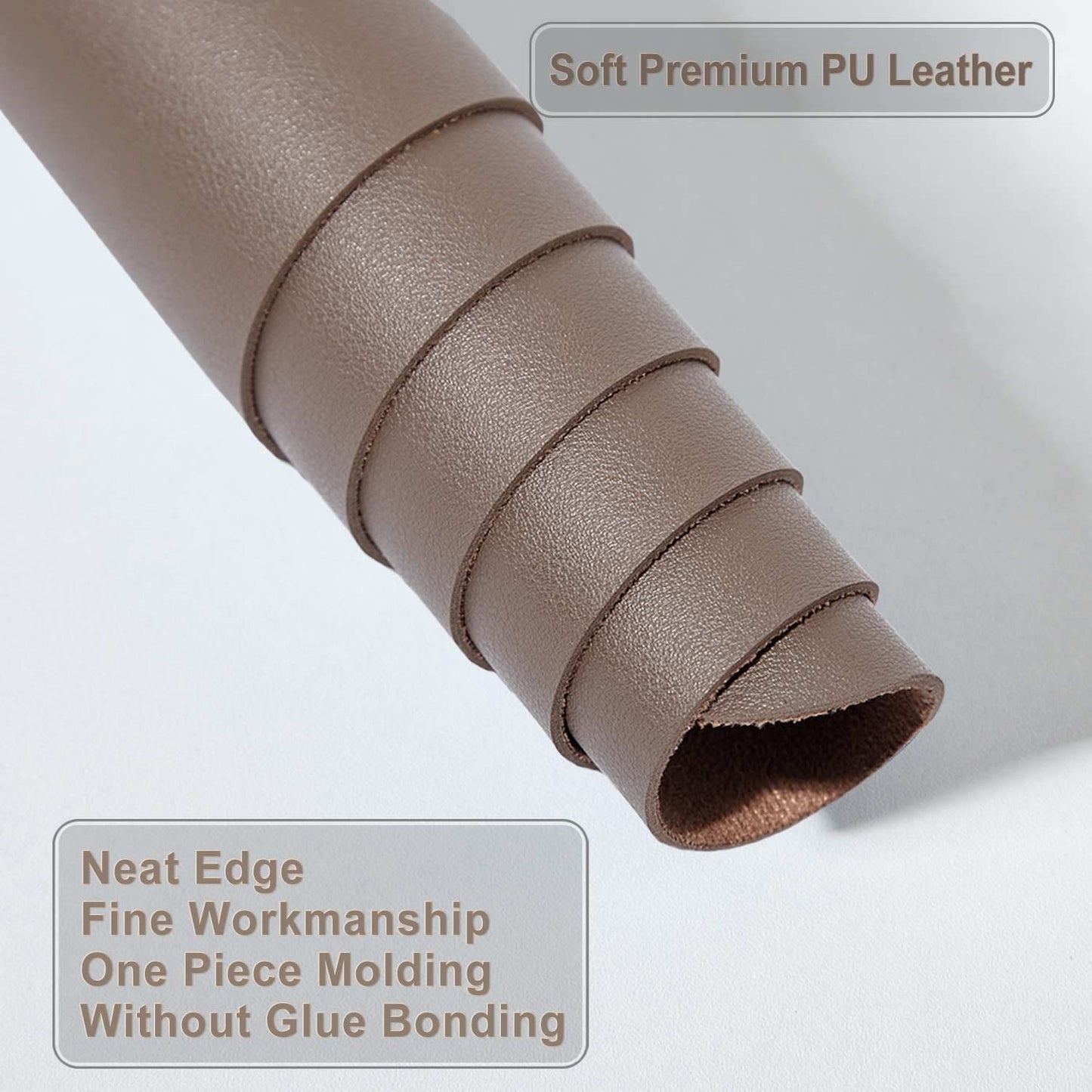 Desk Pad Large, DOBAOJIA Desk Mat, Laptop Mat, Writing Pad, Desk Blotter, Extended Mouse Mat, Large Mouse Pad for Office/Home, PU Leather Waterproof +Suede Non-Slip 31.5" X 15.7" (Mud)