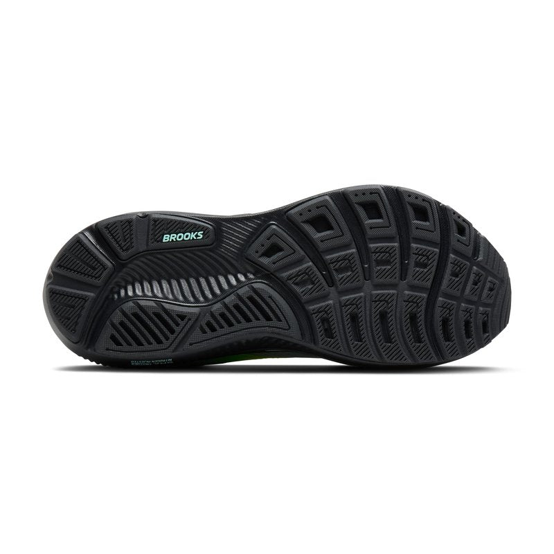 Brooks Men's Ghost 17Sneaker, Gray Mist Yucca Nightlife, 10.5 US