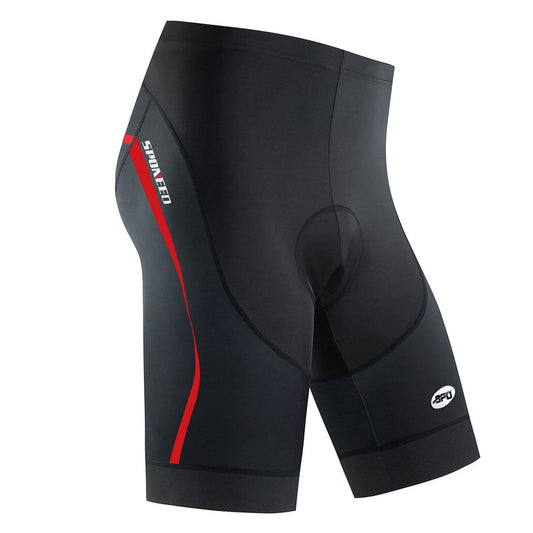Bicycle Shorts for Men Padded Compression Bike Underwear with Padding Cyclist Gear US L Red