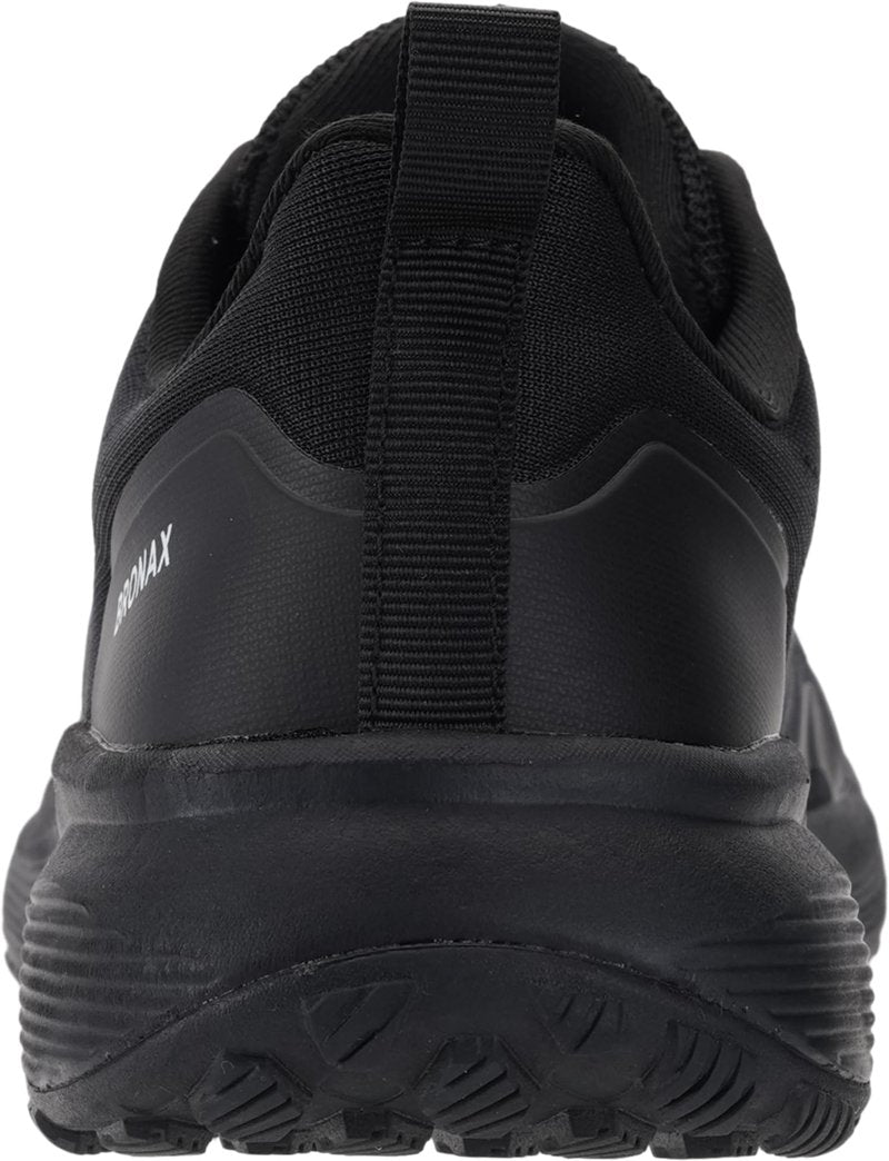 BRONAX Wide Toe Box Shoes for Men Lightweight Road Running Training Cushioning Athletics Sneakers Size 10w Lace up Breathable Walking Gym Sports Footwear All Black 44