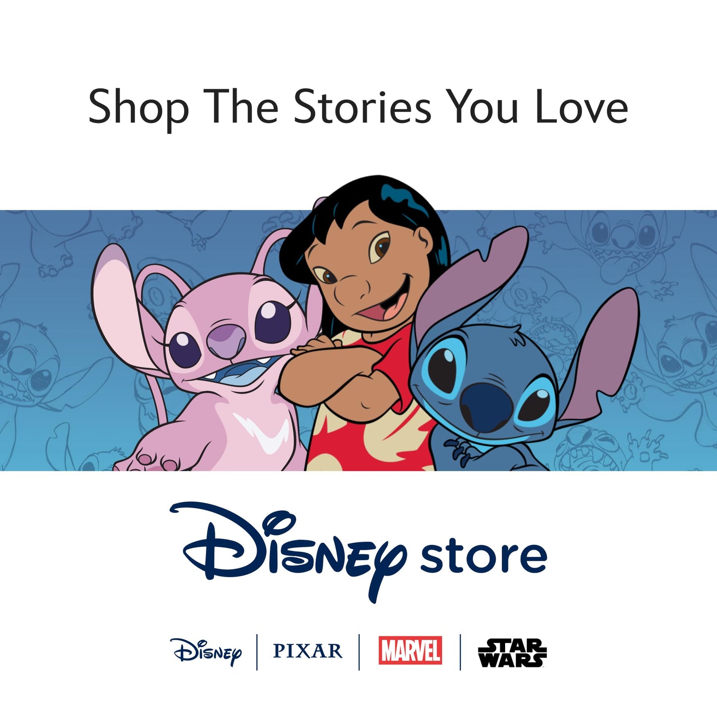 Disney Store Official Stitch Medium Soft Toy, Lilo & Stitch, 38cm/15”, Cuddly Character with Fuzzy Texture and Embroidered Details, Flexible Floppy Ears - Suitable for Ages 0+