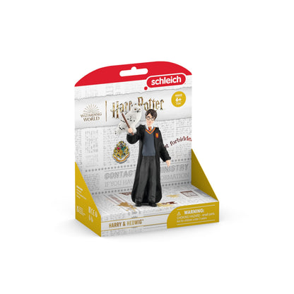 Schleich Wizarding World™ of Harry Potter 2-Piece Set with Harry Potter™ & Hedwig™ Collectible Figurines for Kids Ages 6+