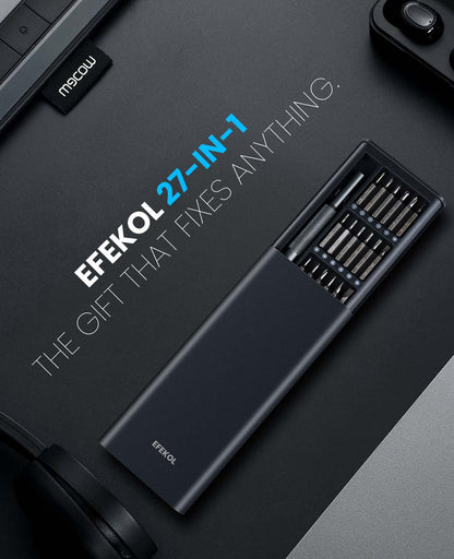 efekol Small Precision Screwdriver Set - Electronics Repair Tiny Tool Kit [Super Durable],for Ring Doorbell, Laptop, Switch, PS5, Xbox, Macbook, iPhone, Watch, Glasses,Fathers Day Dad Gifts for Men