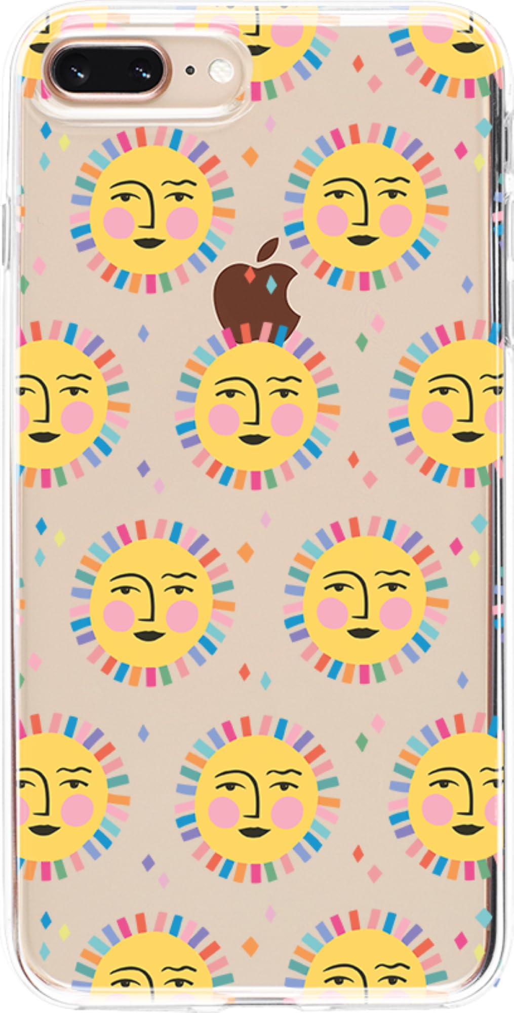 Casely iPhone 6/7/8 Plus Case | Stepping Up | Geo Rose Gold Marble | Classic Ultra Slim Design