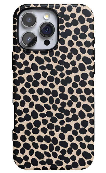 Casely iPhone 16 Pro Case | Fit Check | Neutral Checkerboard | Compatible with MagSafe | Bold Protective Design