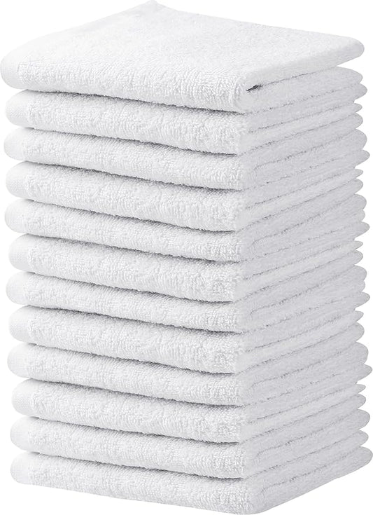 Towel and Linen Mart White Salon Towels, and Home Hair Care