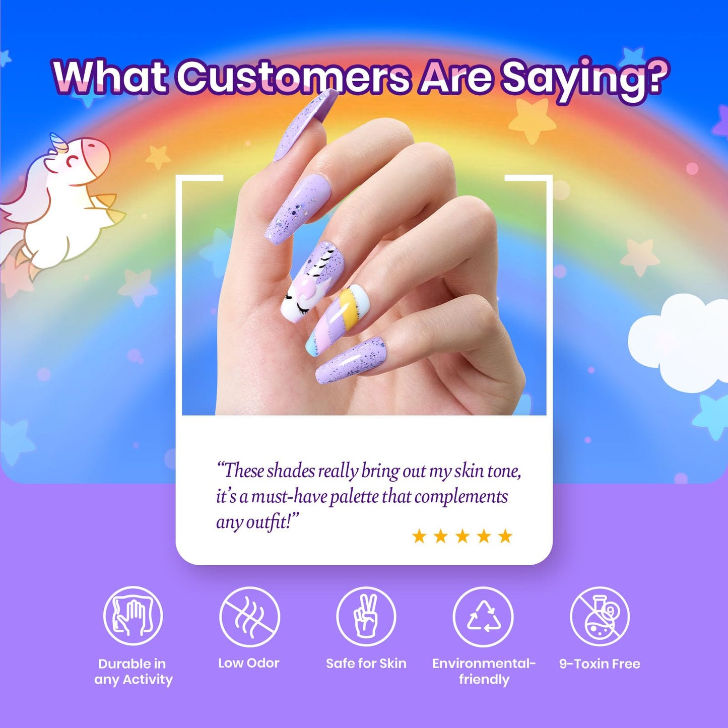 Beetles Halloween Gel Nail Polish Set, 24 Pcs Purple Blue Hot Red Gel Nail Polish Green Glitter Gel Polish Unicorn Collection Soak off UV with Glossy & Matte Top Base Gift for Women