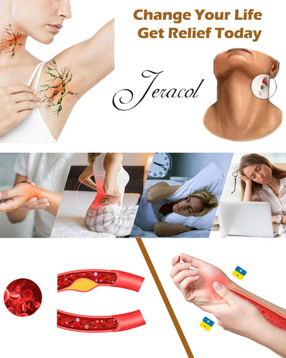 Jeracol Copper Magnetic Bracelets for Women,99.99% Solid Copper Women Wristband with Ultra Strength 3500 Guass Magnets,Adjustable Size Brazaletes with Remove Tool & Gift Box