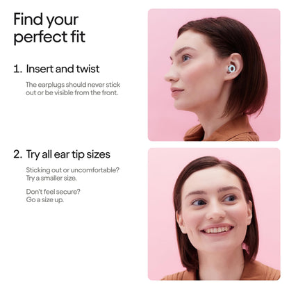 Loop Quiet 2 Ear Plugs – Ultra-Comfy Reusable Noise-Reducing Earplugs for Sleep, Deep Focus, Travel, Noise Sensitivity | Flexible Hearing Protection | Customizable Fit | 24dB (SNR) Noise Reduction