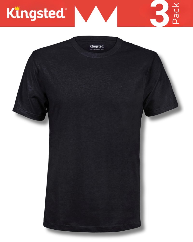 Kingsted T-Shirts for Men Pack - Royally Comfortable - Super Soft Premium Fabric - Well-Crafted Classic Tee