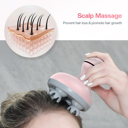 COMFIER Electric Scalp Massager with Mutlti-Modes Vibration, Portable Handheld Head Scratcher for Hair Growth,Waterproof Head Massager for Full Body,Dog Cat Massager for Deep Clean and Stress Relax