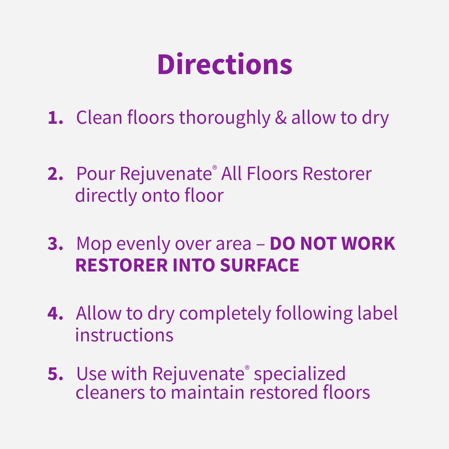 Rejuvenate Floor Restorer