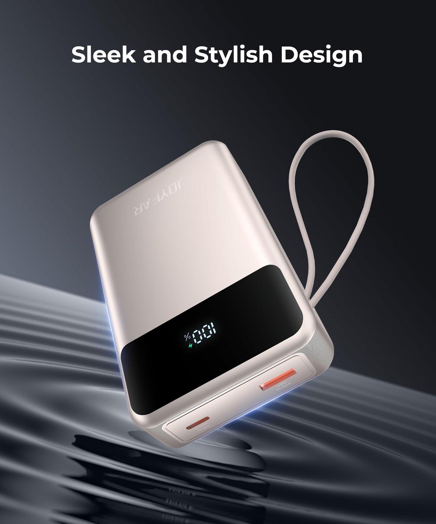 Portable-Charger-Power-Bank Travel Essentials Battery Pack USB C 30000mAh Built in Cable 22.5W Phone Fast Charging Powerbank Compatible with iPhone 16 15 14 13 12 11 iPad Samsung Google Xiaomi