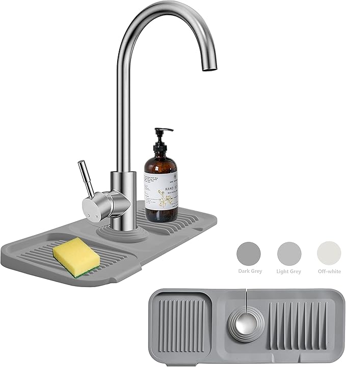 Kitchen Sink Splash Guard Sponge Holder