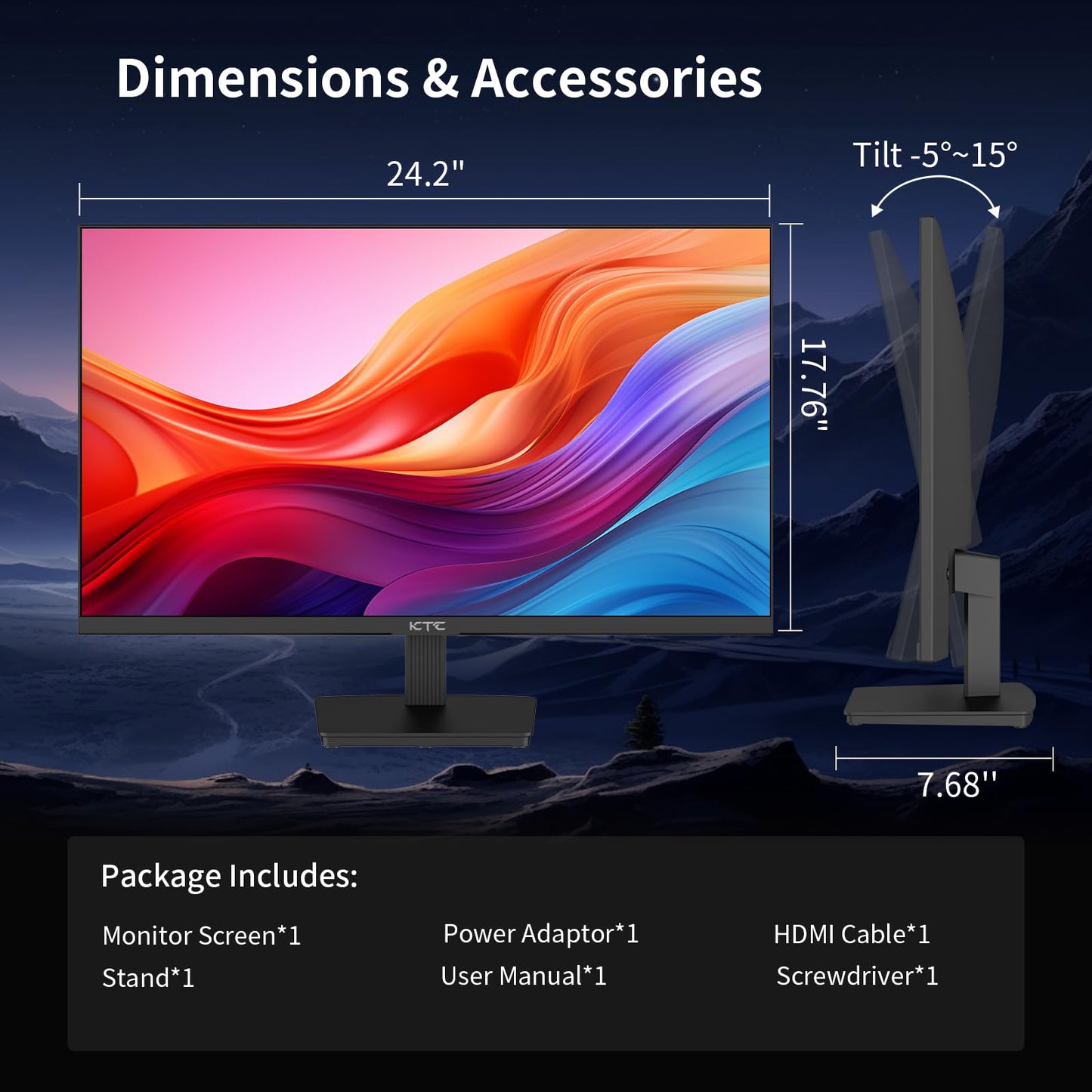 KTC MegPad 32" Smart Portable TV, 4K Touch Screen Portable TV Monitor, Android 13 Google EDLA Certified 8G RAM+128G Storage, Octa-core CPU 9500mAh Battery, Dual 6W Speakers WiFi 6