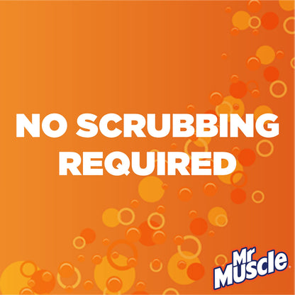 Mr Muscle Oven Cleaner, Heavy Duty Oven Cleaner & Degreaser for Burnt Grease & Food Spills, No-Scrub Formula for Quick Kitchen Cleaning, Fast-Acting Clean in Just 30 Minutes, Pack of 6 (6 x 300ml)