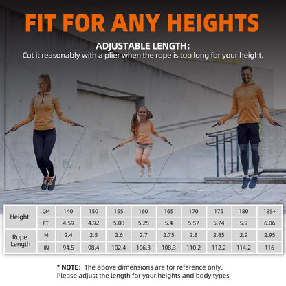 Gumwig Speed Jump Rope, Removable Weighted Double Under Jumping Rope for Men, Trainning Skipping Rope for Women, Easy to Adjust Length with a Self-Locking System, Crossfit Fitness for Adults Kids