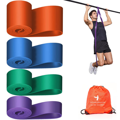 Pull Up Assistance Bands Set 5 LBS - 230 LBS, Long Resistance Bands for Pull Ups Working Out, Gym Workout Bands for Men Exercise Muscle Training and Shape Body - Carry Bag Included