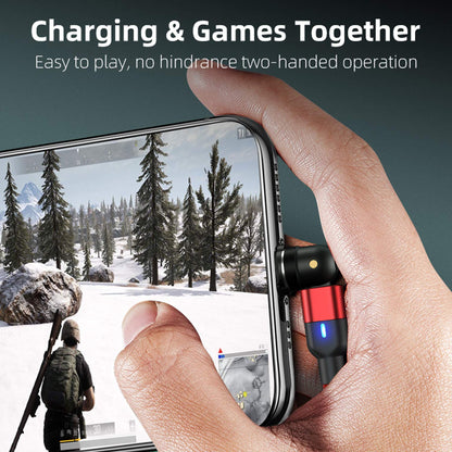 Bojianxin 540 Rotation Magnetic Charging Cable (7-Pack, 1.6ft/3.3ft/3.3ft/6.6ft/6.6ft/10ft/10ft) - 3 in 1 Magnetic Phone Charger Compatible with Micro USB, Type C etc