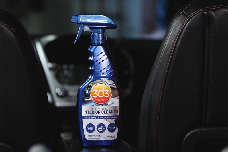 303 Products Interior Cleaner for Cars, All-Surface Auto Cleaner – Safe on Touch Screens & LCD, Residue-Free, Streak-Free Finish for Glass & Dash, 16 oz