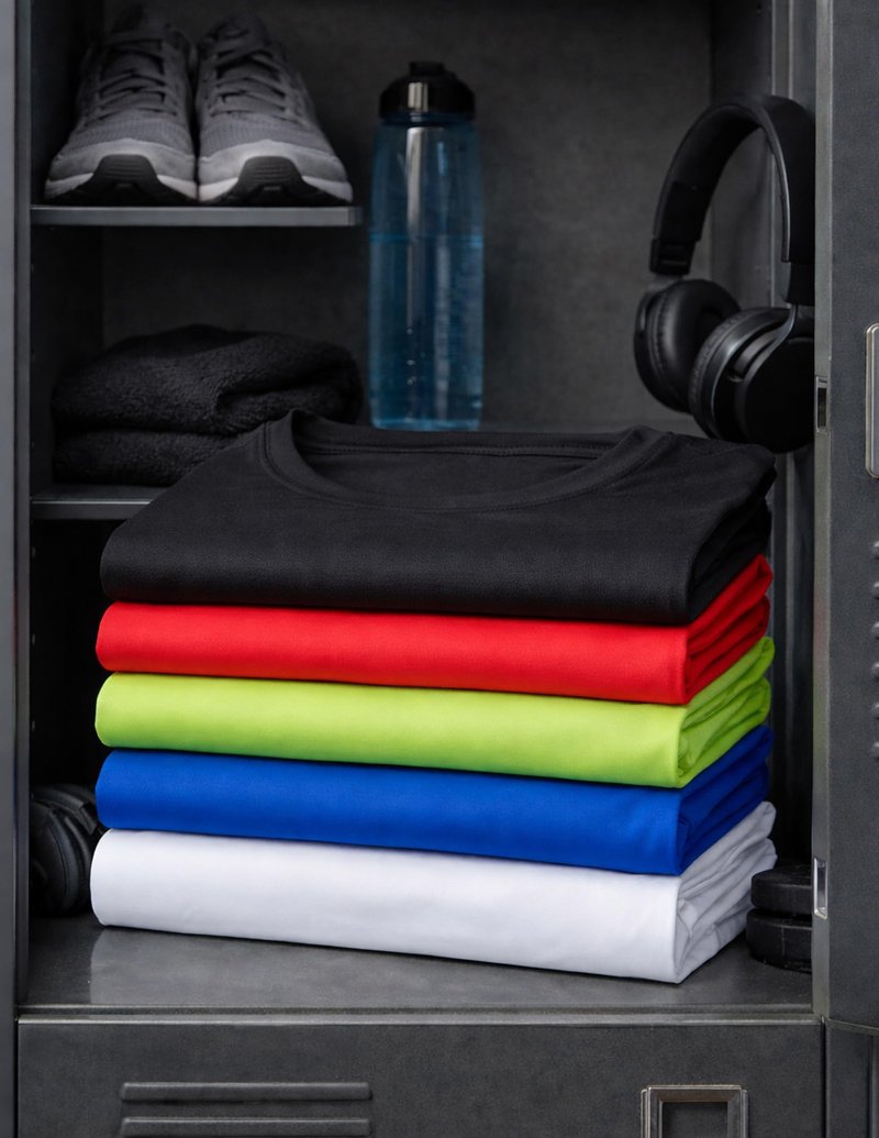 5 Pack Men’s Active Quick Dry Crew Neck T Shirts | Athletic Running Gym Workout Short Sleeve Tee Tops Bulk (Edition 7, 3X-Large)