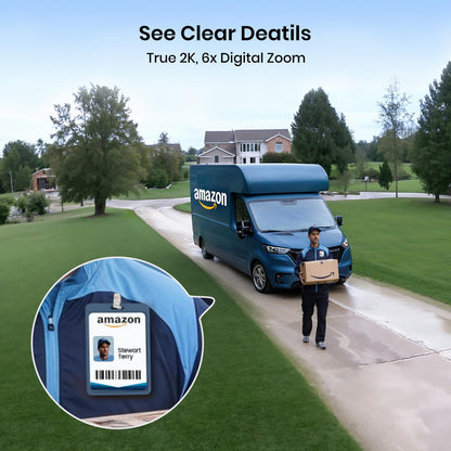 AOSU Security Cameras Outdoor Wireless, 4 Cam-Kit, No Subscription, Solar-Powered, Home Security Cameras System with 360° Pan & Tilt, Auto Tracking, 2K Color Night Vision, Easy Setup, 5G & 2.4G WiFi