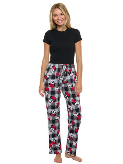 Disney Womens Lounge Pants Pajama Bottoms Plus Size (Minnie Mouse, 4X)