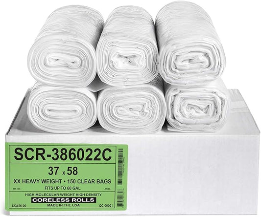 Aluf Plastics 55-60 Gallon Trash Bags