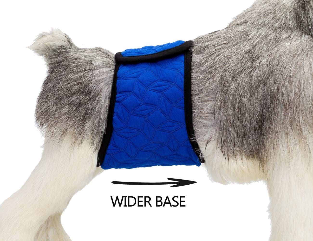 Mkouo Male Dog Nappies Wraps Incontinency Belly Band for Small and Medium Dogs, High Absorption, Reusable, Washable(3 Pack) M