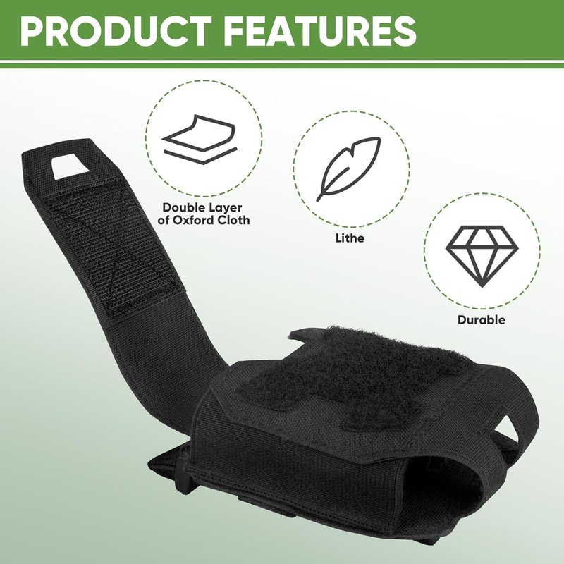 Handcuff Holster - MOLLE Handcuff Case for Multiple Cuffs | Tactical Pouch for Duty Belt & Vest