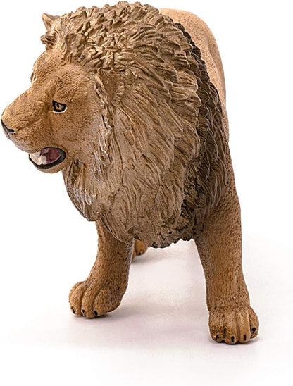 SCHLEICH 14726 Lion, roaring Wild Life Toy Figurine for children aged 3-8 Years