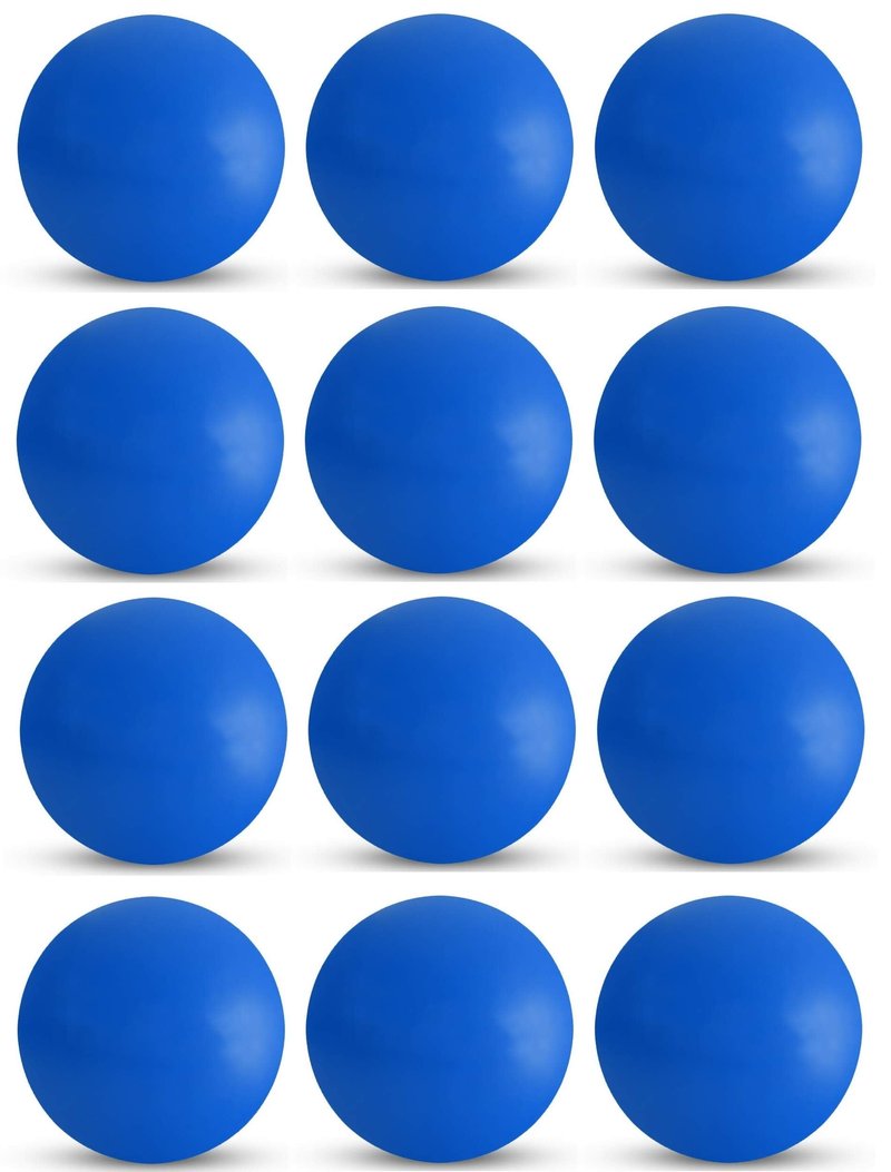 Tiger Tail Sports Recreational-Quality (1-Star, 40mm) Ping Pong Balls (Blue, 12-Pack)