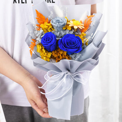 lovenfold Flowers for Delivery,Preserved Flowers Bouquets,Purple Rose Bouquets That Last 1-3 Years,Birthday Flowers Gifts for Women Mom Grandma Wife Friends