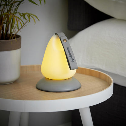 Shnuggle Moonlight Baby Night Light & Room Thermometer Dock | Rechargeable & Portable | Newborn Essentials Nightlight for Better Sleep & Comfort | Perfect Baby Gift