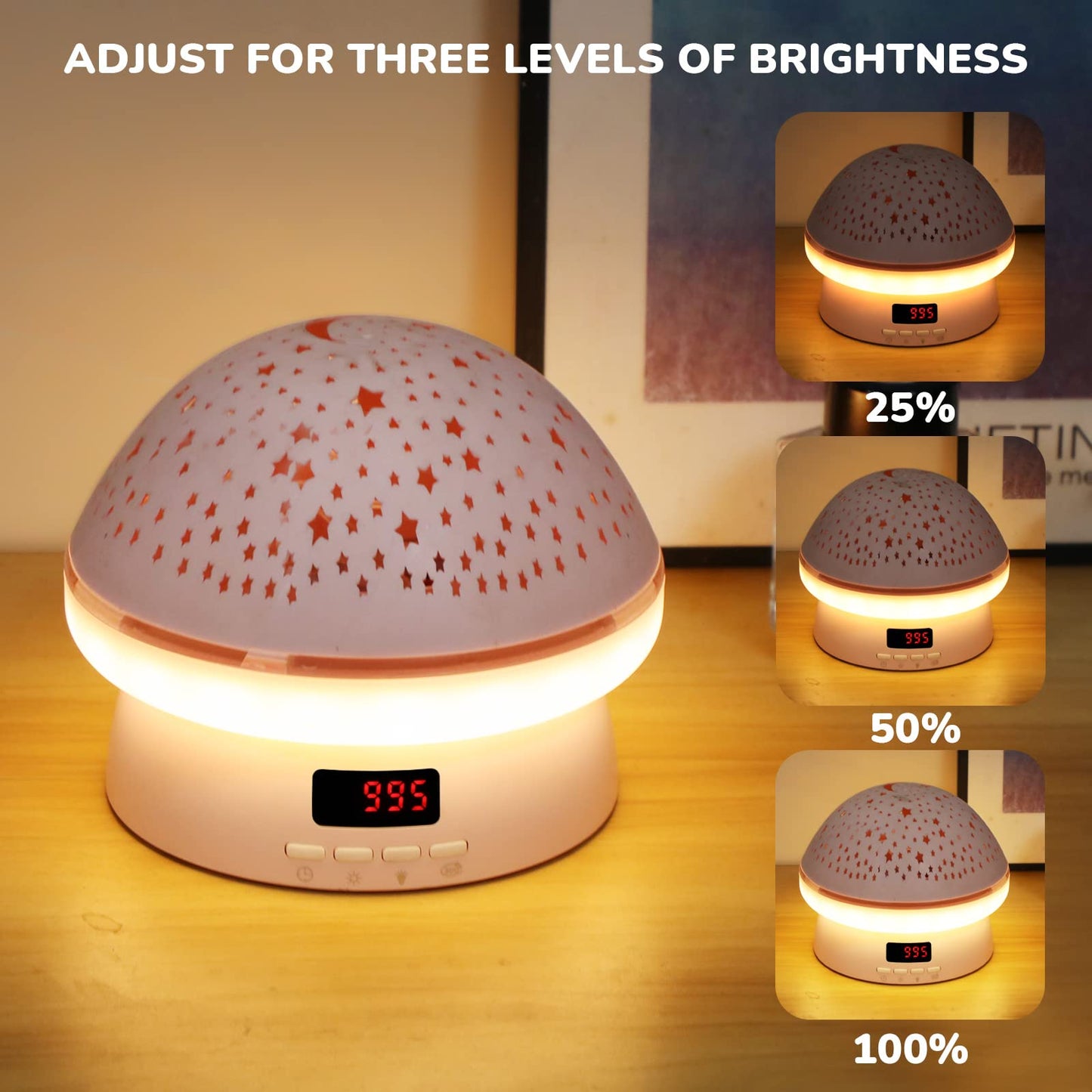 MINGKIDS Toys for 3-8 Year Old Girls Boys,Timer Rotation Star Night Light Projector Kids,16 Lights Moode, 2-9 Year Olds Kids Chritsmas Birthday Gifts for 4 5 6 Year Old,Girls Room Decor