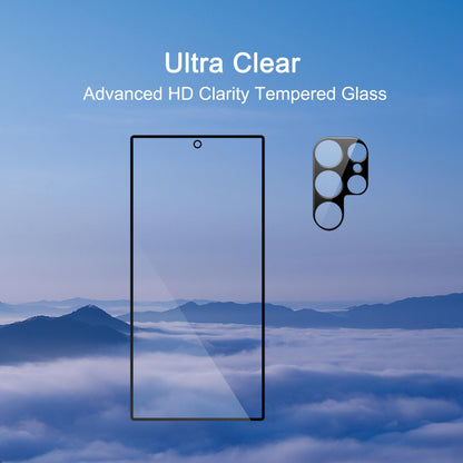 Ailun Screen Protector for Galaxy S22+/S22 Plus 5G 6.6 Inch Display 3Pack + 3Pack Camera Lens Tempered Glass Fingerprint Unlock 0.25mm Clear Anti-Scratch Case Friendly [Not For S22 Ultra]