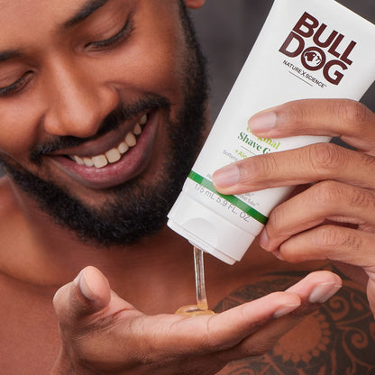 Bulldog Mens Skincare and Grooming Original Beard Oil for Men with Aloe, Camelina & Green Tea, 1 Fl. Oz.