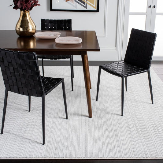 SAFAVIEH Vision Collection Square Rug - 10' Square, Ivory Grey, Modern Ombre Design, Non-Shedding & Easy to Clean, Ideal for Living Room, Bedroom, Dining Space (VSN606K)