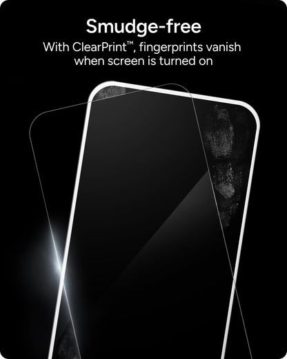 ZAGG Glass+ Screen Protector for iPhone 16e/ 14/13/ 13 Pro - 3X Shatter Protection, High Scratch Resistance, Oil-Resistant, Reinforced Edges, InvisibleShield, Easy Install