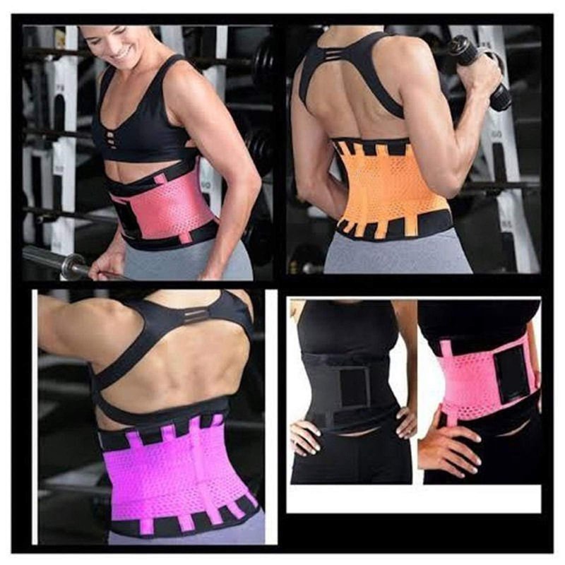 VENUZOR Waist Trainer Belt for Women - Waist Cincher Trimmer - Slimming Body Shaper Belt - Sport Girdle Belt (UP Graded)(Pink,Small)