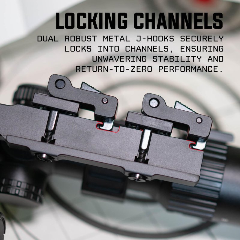 Monstrum Hypergrip Cantilever Scope Mount with Quick Release | 34 mm Diameter