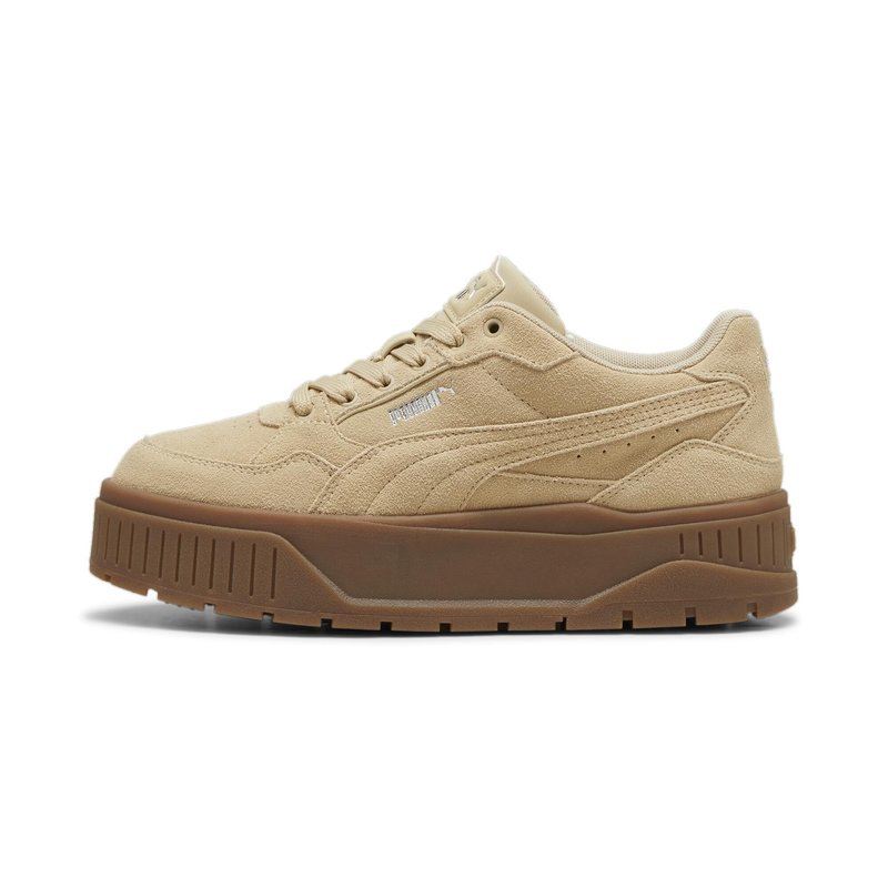 Puma Women's Karmen II Idol, Suede-Toasted Almond-Toasted Almond, 8