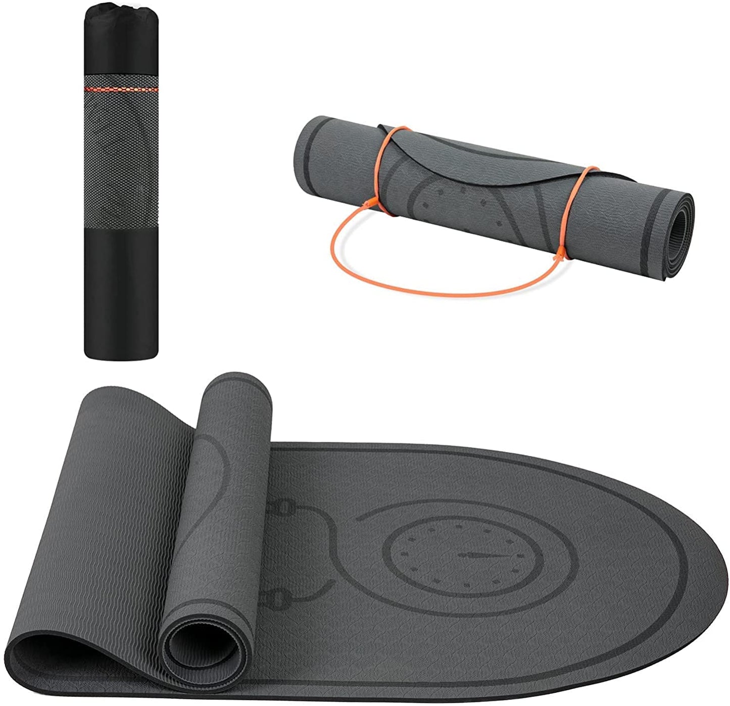 Jump Rope Mat 71"x24" Large Non-Slip Indoor Outdoor Exercise Fitness Mat, High-Density Workout Shock Absorption for Home Gym Flooring Concrete Jumping Rope