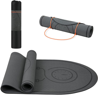 Jump Rope Mat 71"x24" Large Non-Slip Indoor Outdoor Exercise Fitness Mat, High-Density Workout Shock Absorption for Home Gym Flooring Concrete Jumping Rope