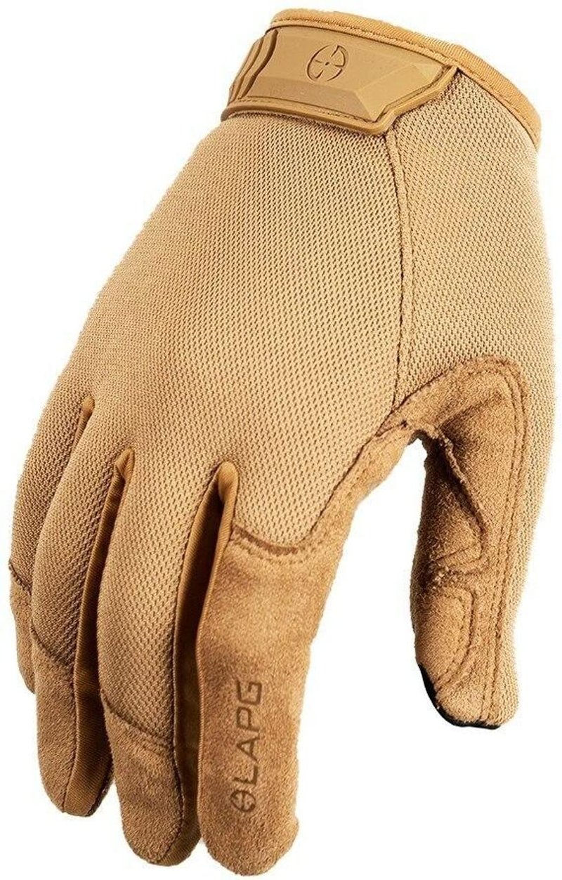 LA Police Gear Men's Core Patrol Glove, Durable and Lightweight Work Gloves for Men, Touchscreen Compatible Gloves, Enhanced Grip for Better Control, Coyote, XLarge