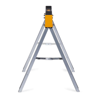 ToughBuilt - Folding Sawhorses/Jobsite Table - Sturdy, Durable, Lightweight, Heavy-Duty, 100% High Grade Steel, 1100lb Capacity, Easy Carry Handle - (TB-C300-2) - 2 Pack
